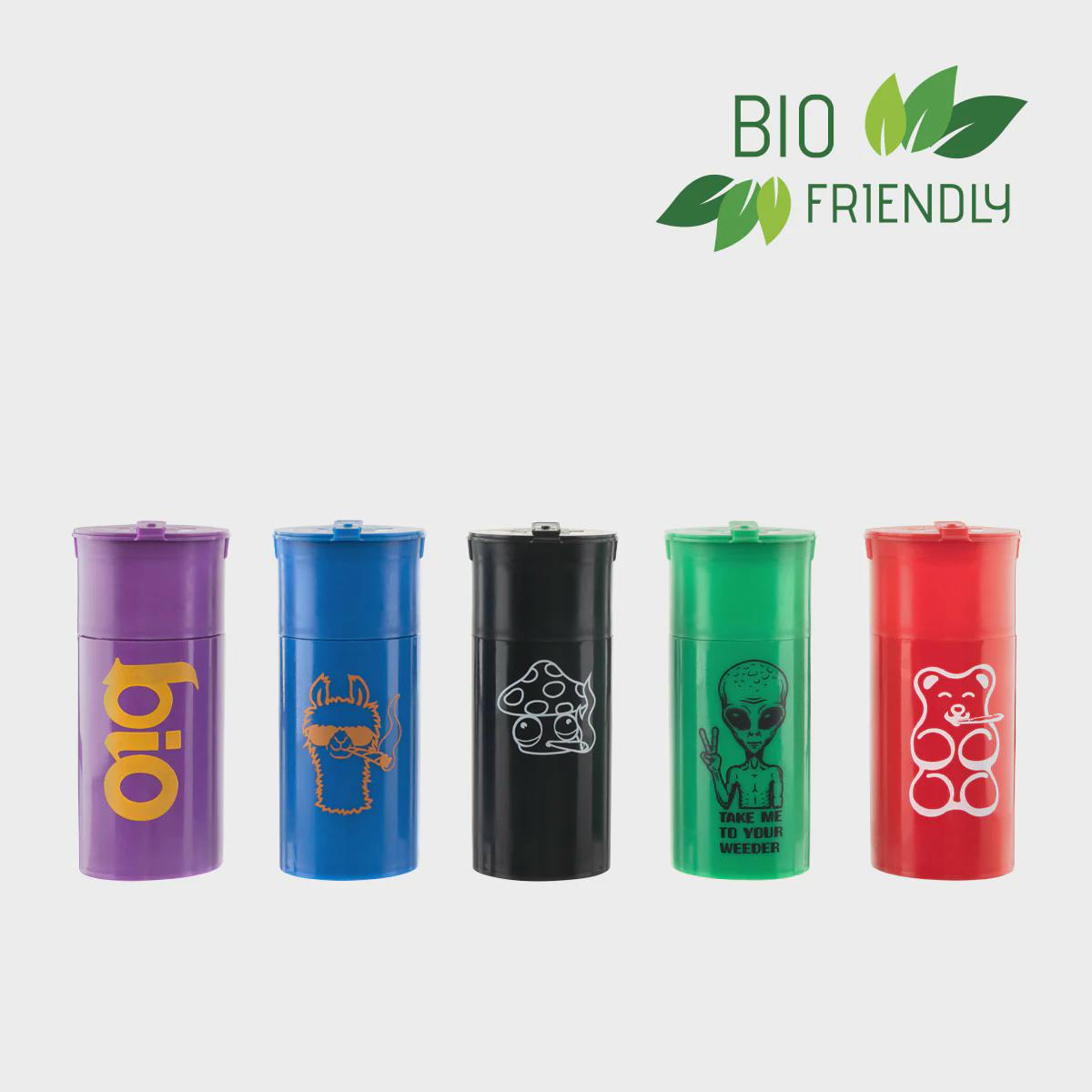 EZ Splitz Cap & Crusher Pop Top Bottle + Built-in Grinder - Pop Art Edition
