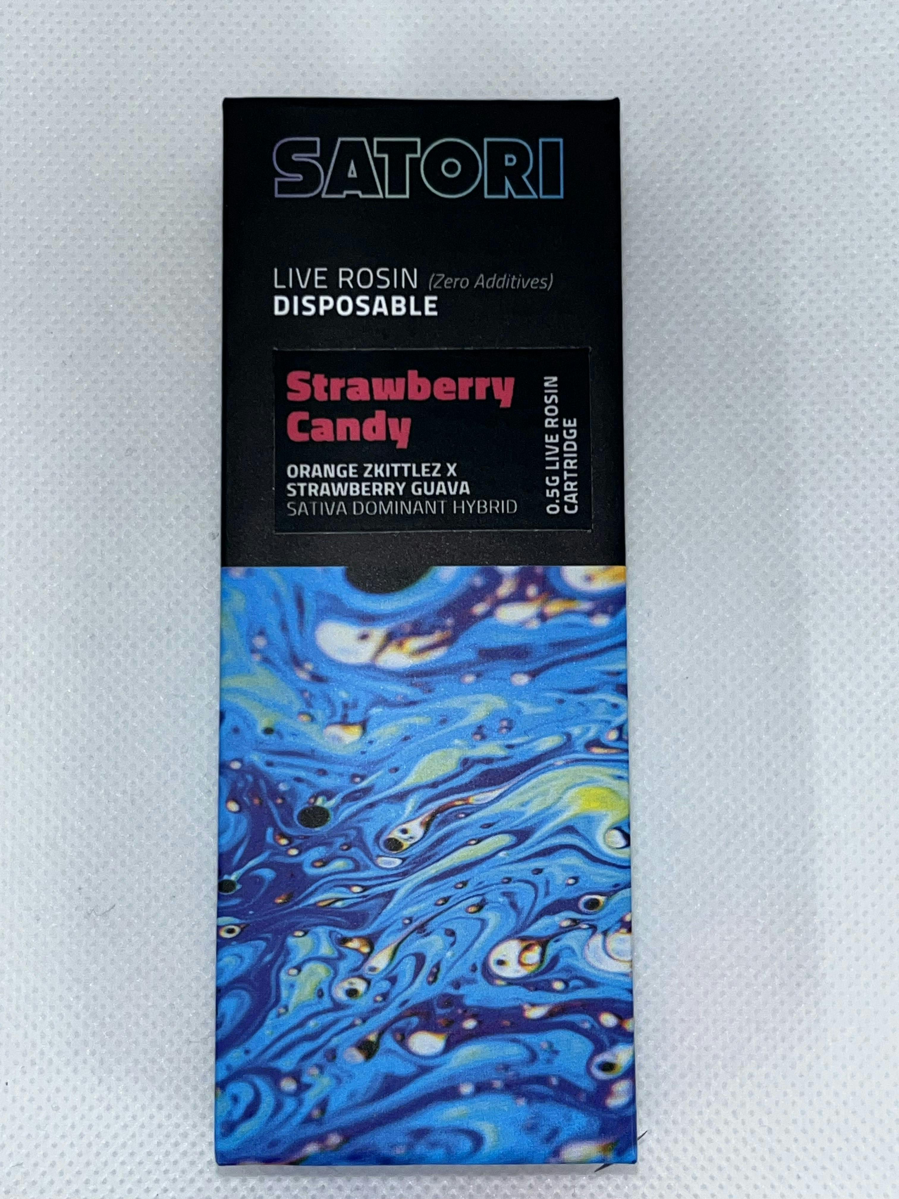 Strawberry Candy - Live Rosin | Disposable | 0.5g by Satori