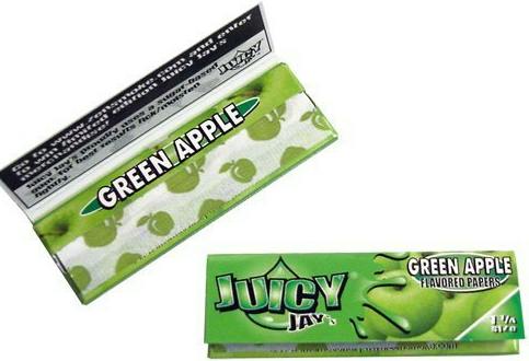 Juicy Jay 1 1/4 Papers (green apple) | Accessories