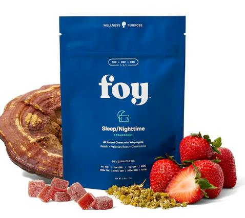 Nighttime Strawberry Chews | Gummies | 4pk | 5mg/ea