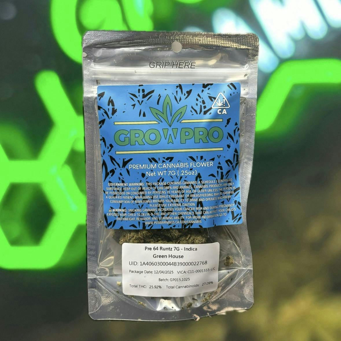 Pre 64 Runtz | Big Buds | 7g