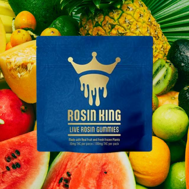 Tropical Smoothie Live Rosin Gummies | Gummies | 10pk | 10mg/ea by Rosin King of Jersey