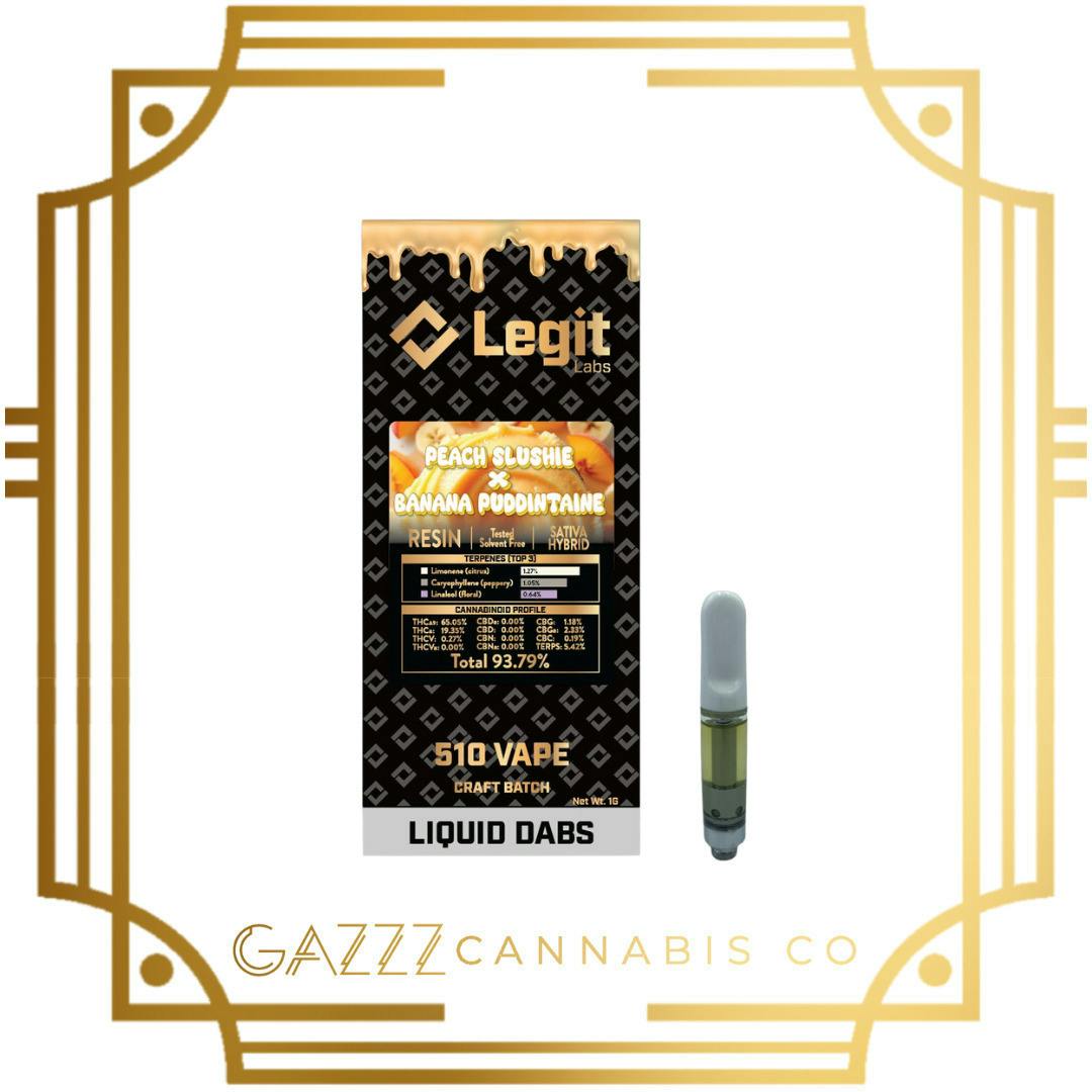 Banana Puddintaine & Peach Slushie | Cartridge | 1g