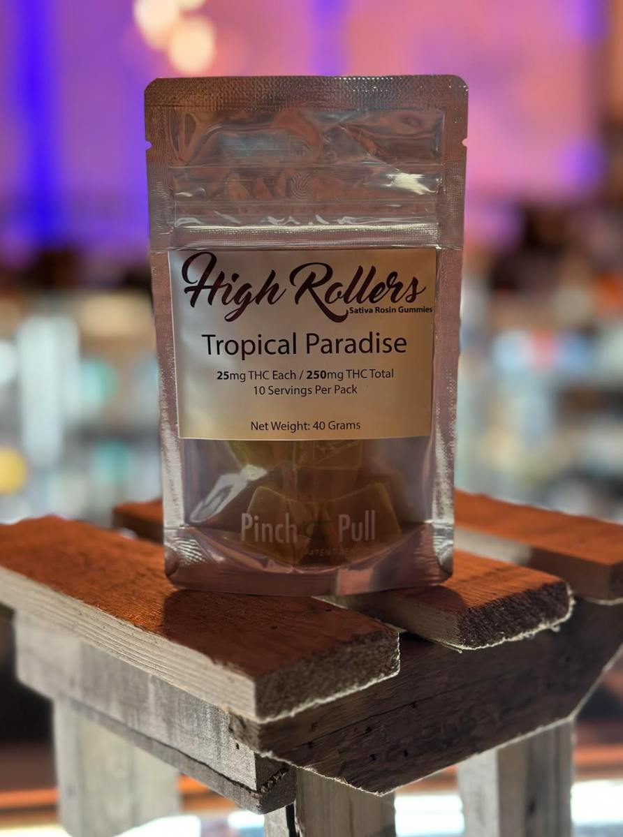 Tropical Paradise Rosin Gummies | Gummies | 10pk | 25mg/ea