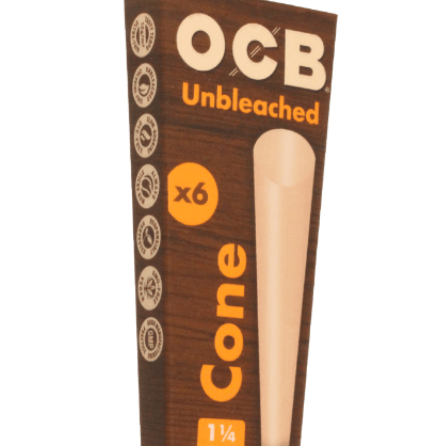 OCB Unbleached Cone 6pk | Accessories