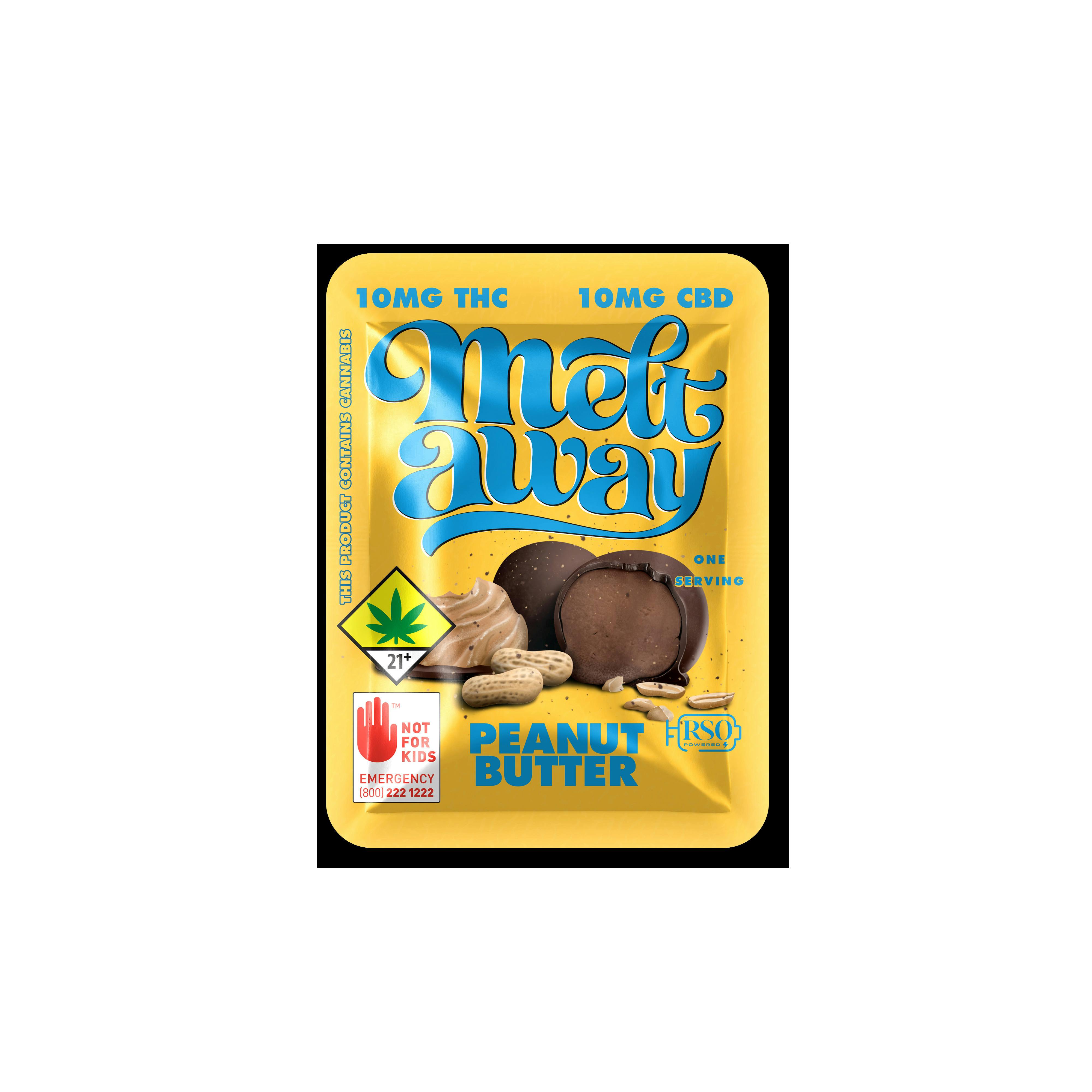 Meltaway Chocolate Covered Peanut Butter 1:1 Truffle Single Verdelux | 20mg