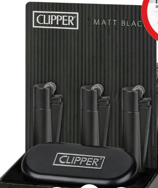 Metal Series Refillable Matte Black Accessories