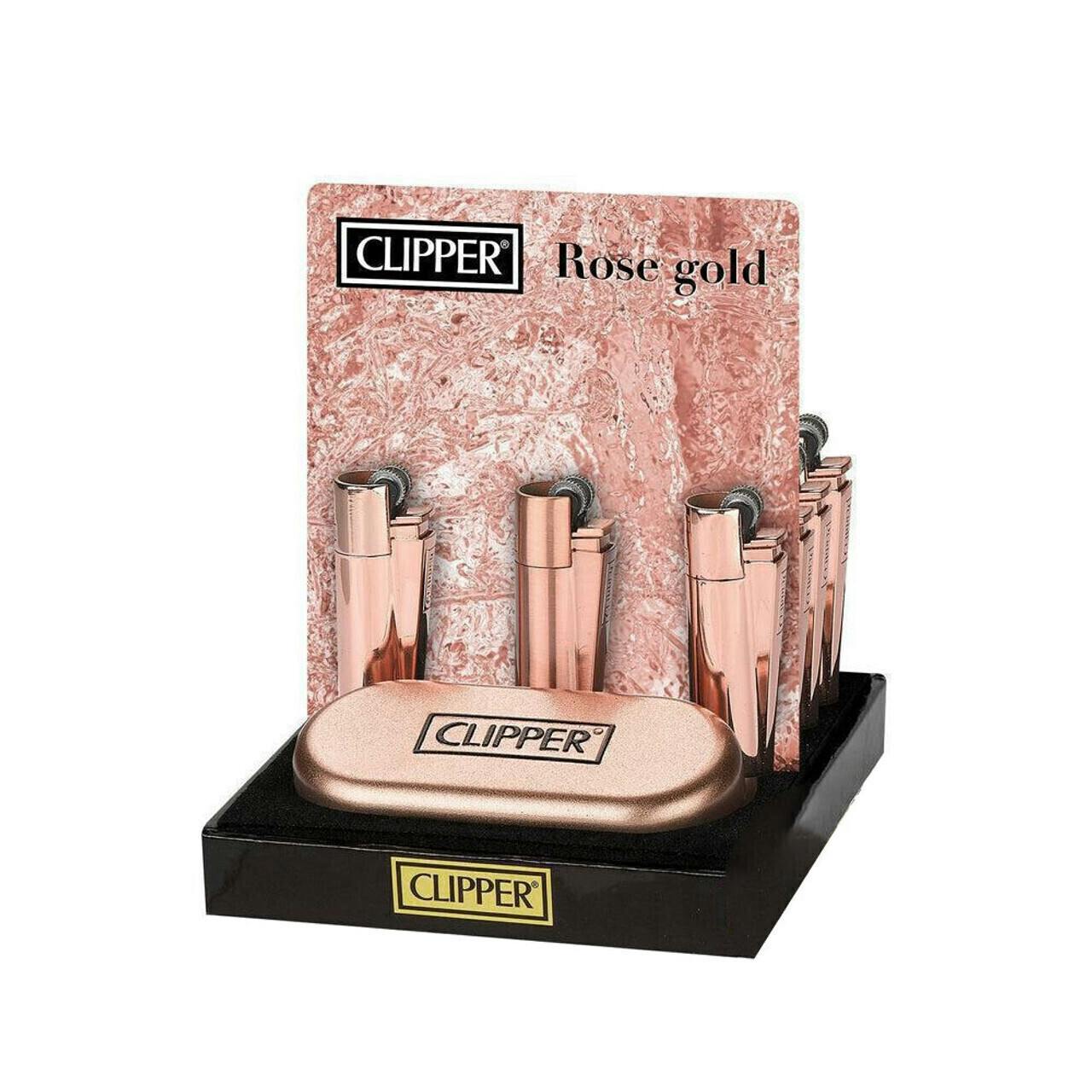Clipper | Refillable Lighter | Rose Gold | Accessories by Clipper