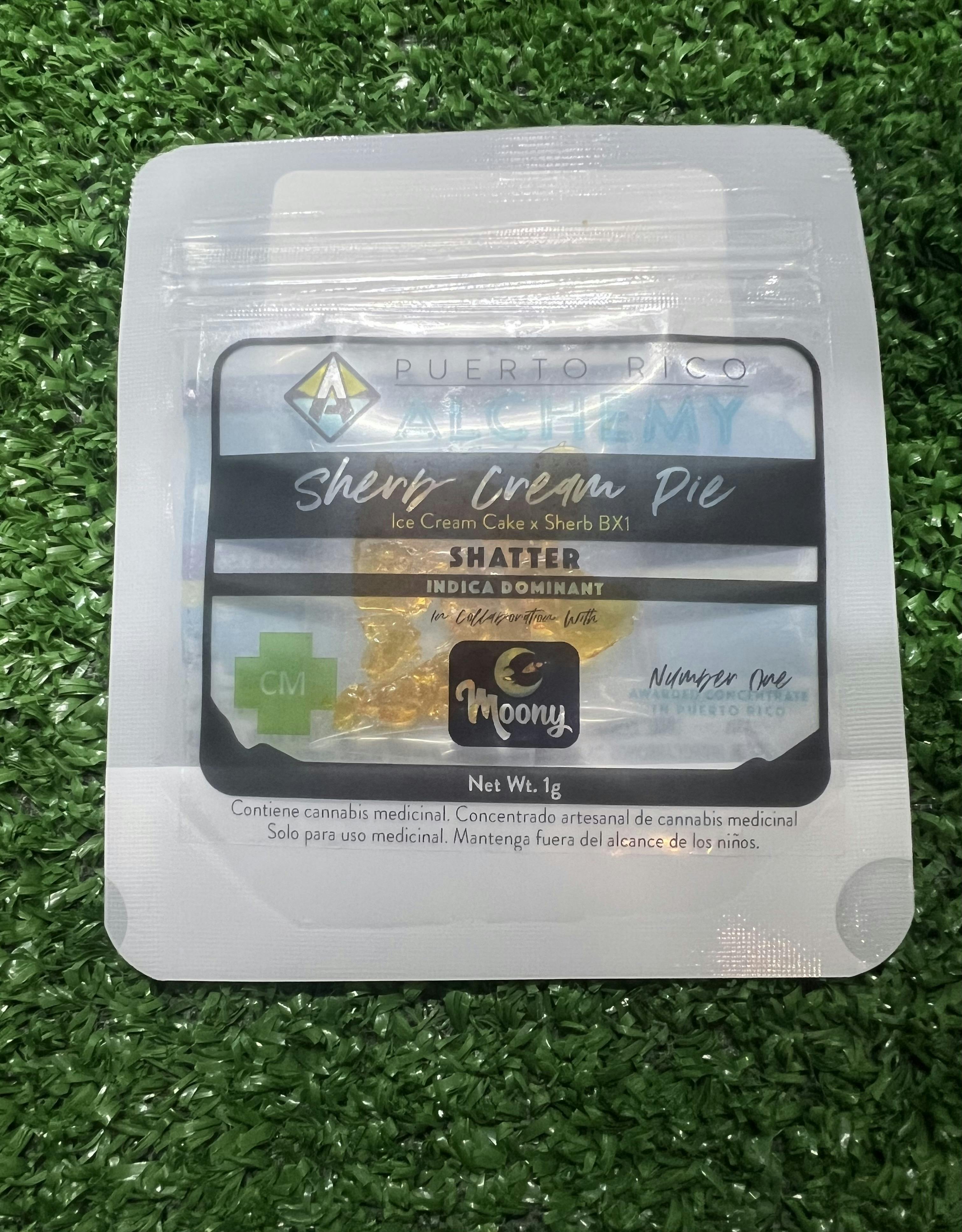 Sherb Cream Pie | Solvent | Shatter | 1g - Puerto Rico Alchemy