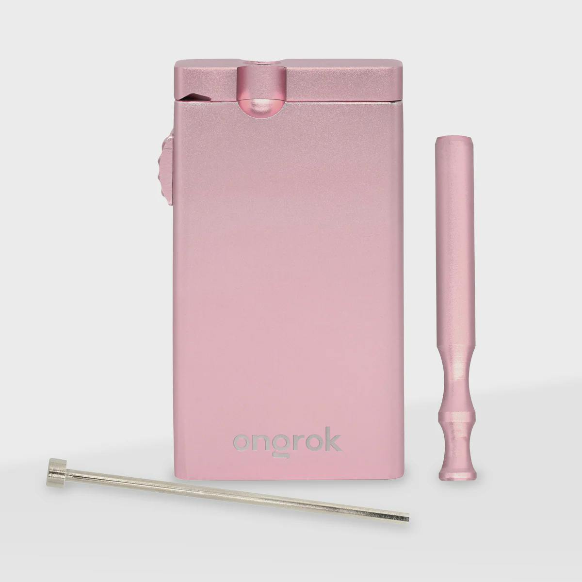 ONGROK Dugout One-Hitter Pipe 3.25" - Aluminum (Pink) | Accessories