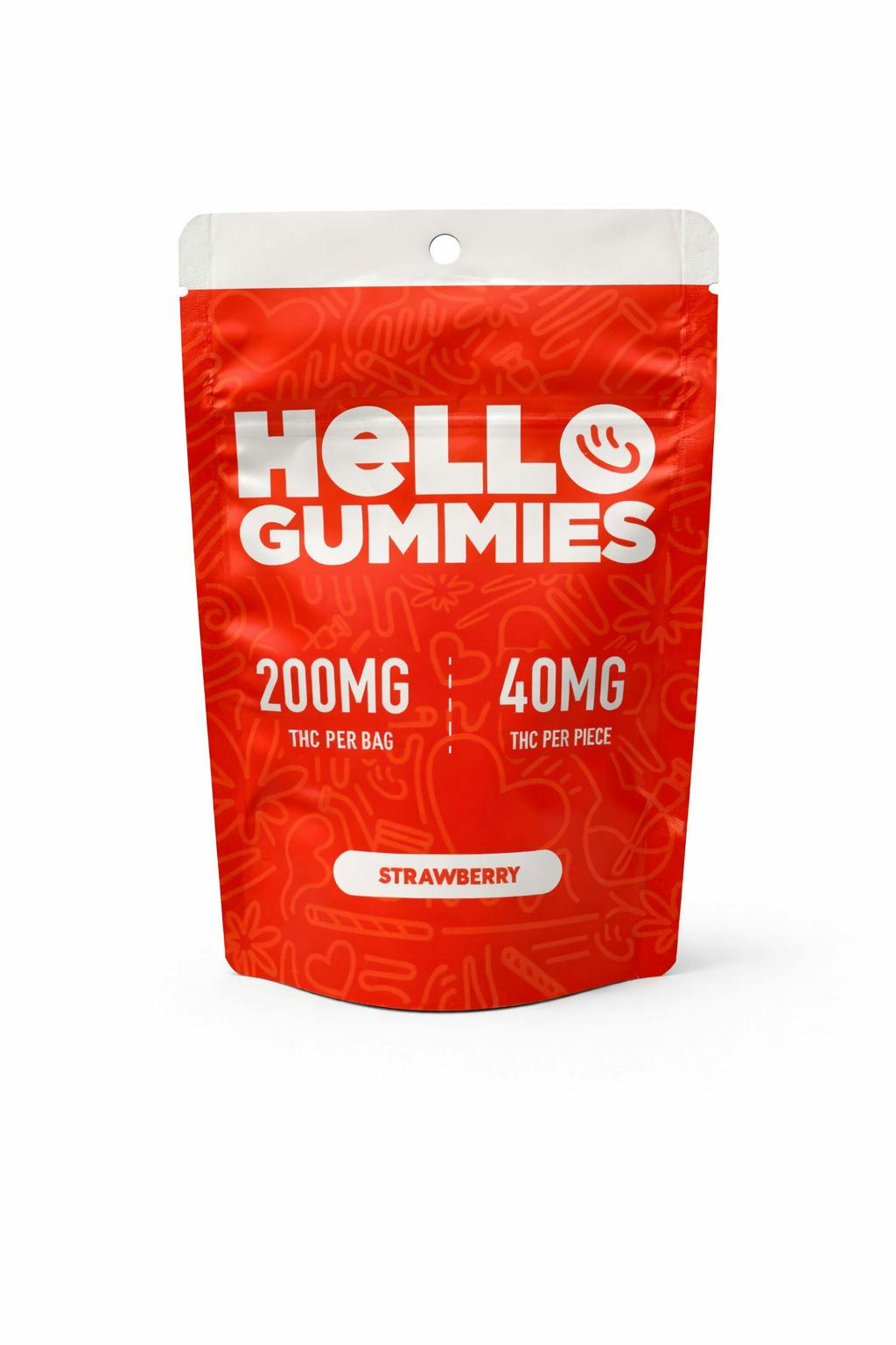 Strawberry | Gummies | 5pk | 40mg/ea