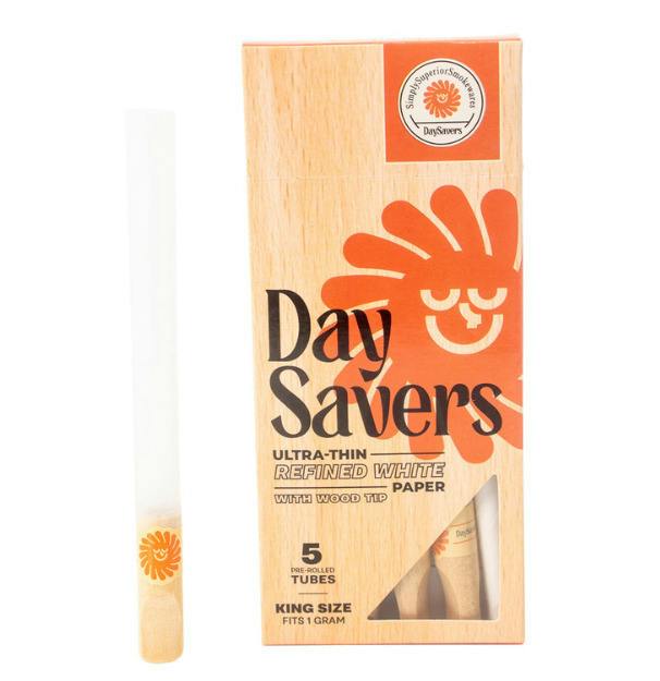 DaySavers - Wood Tip Pre-rolled Tubes - 5pk | Accessories