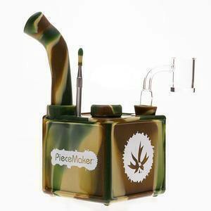 PieceMaker - Kube Silicone Dab Rig - Camo | Accessories