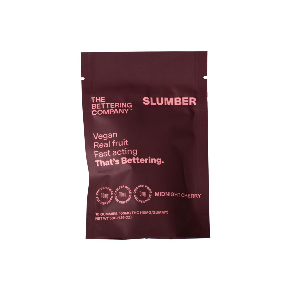 The Bettering Company | Gummy | | 100mg | SLUMBER Midnight Cherry | Gummies