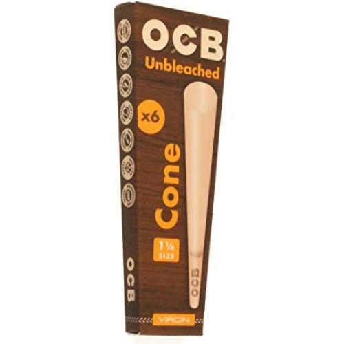 1.25" Virgin Unbleached Cones (6 Pack) | Accessories