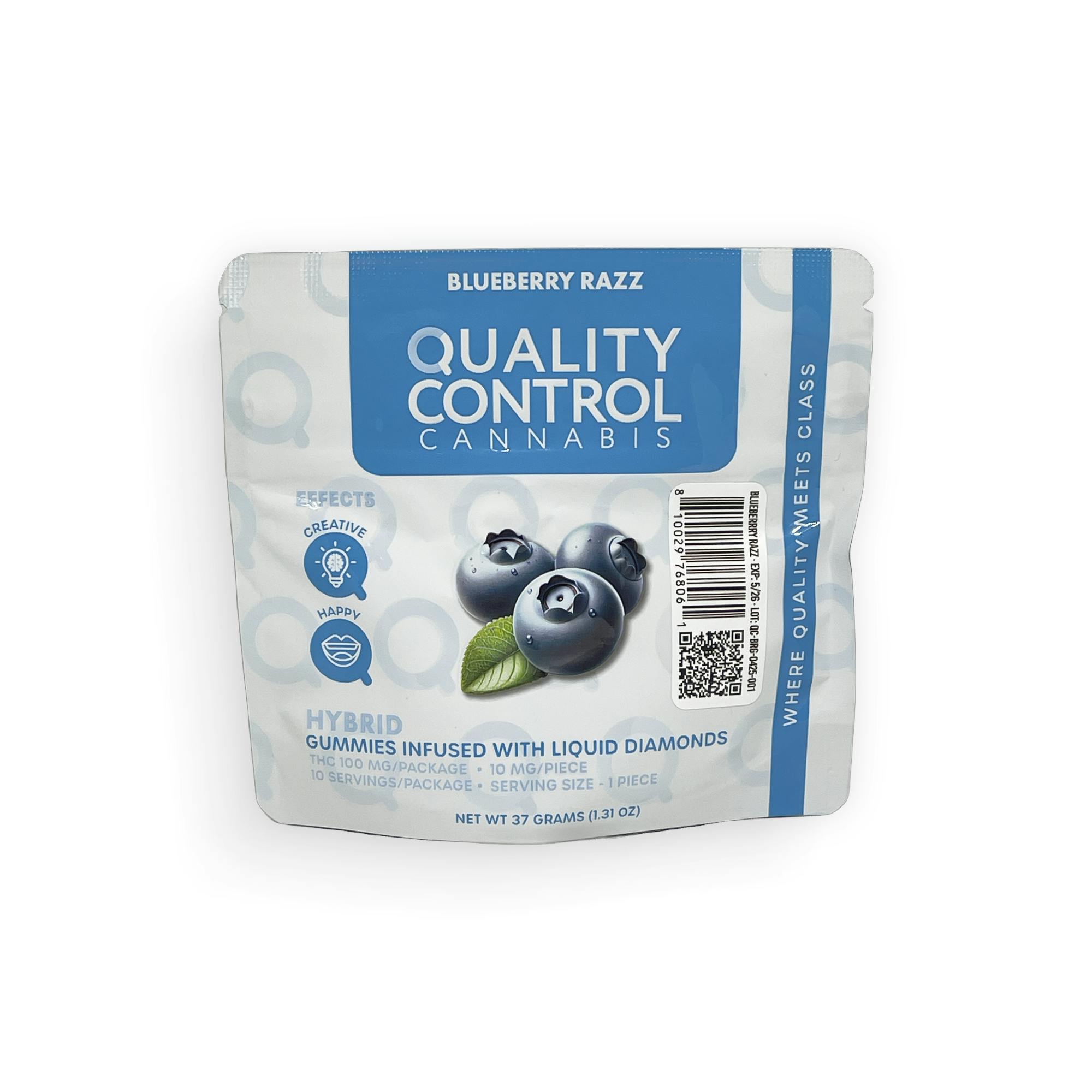 Blueberry Razz Gummies | Gummies | 10pk | 10mg/ea