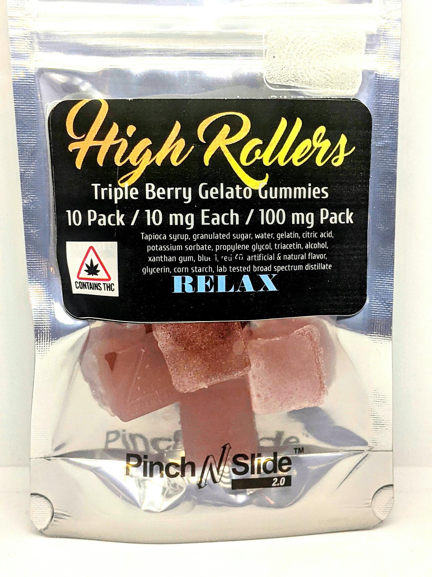 Triple Berry Gelato Gummies | Gummies | 10pk | 10mg/ea