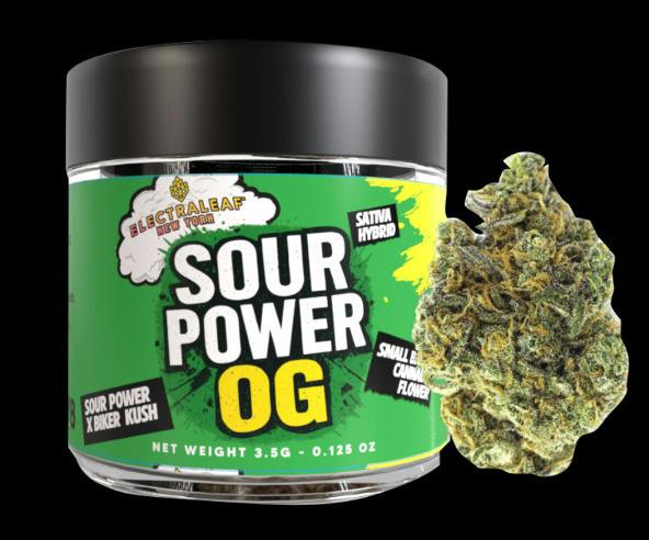 Sour Power OG | Big Buds | 3.5g by ElectraLeaf
