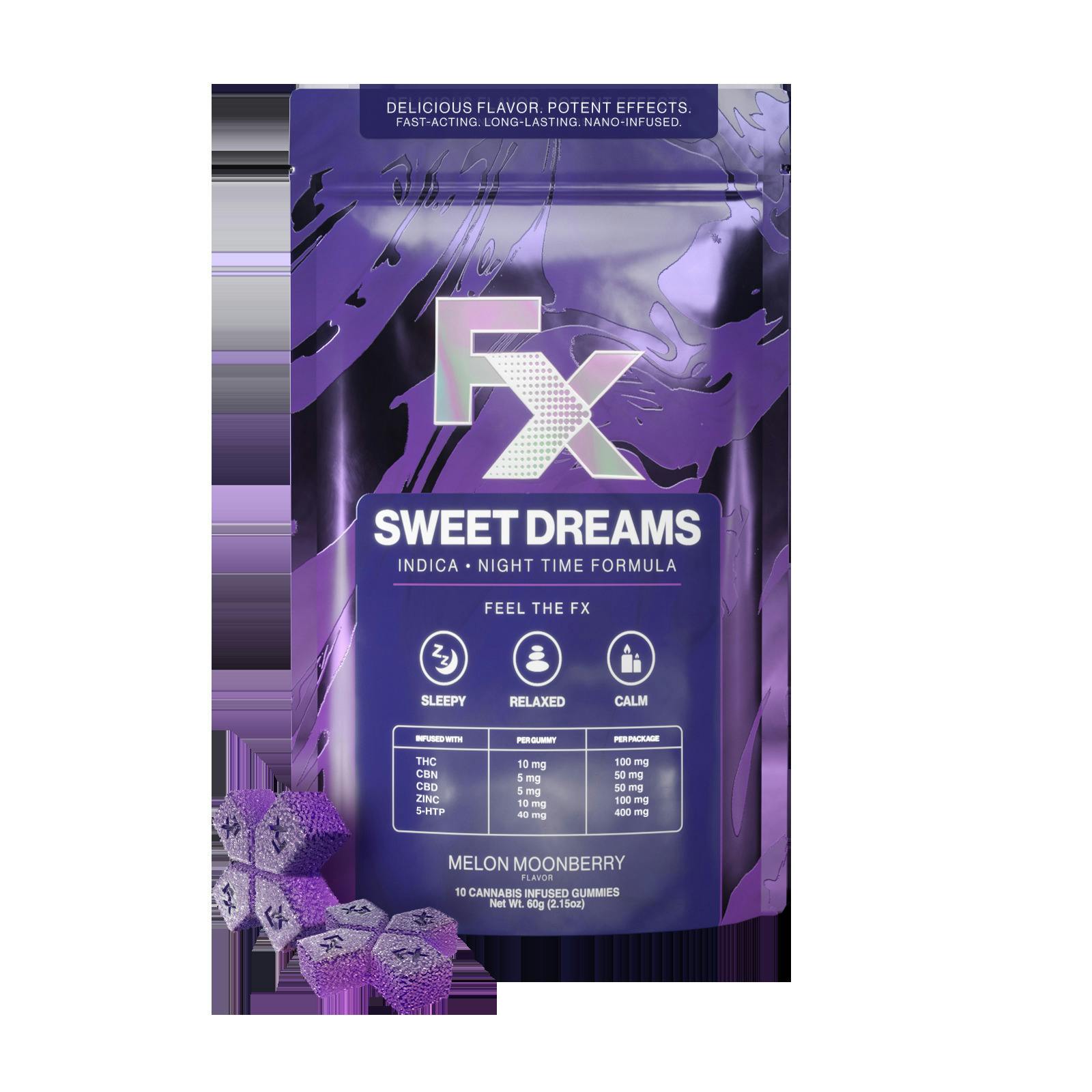 Sweet Dreams Melon Moonberry | Gummies | 10pk | 10mg/ea
