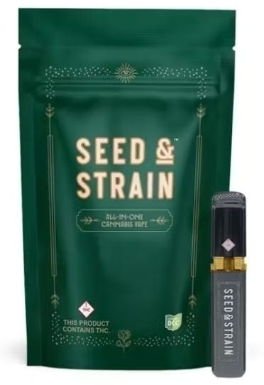 Granddaddy Purple | Disposable | 1g by Seed & Strain