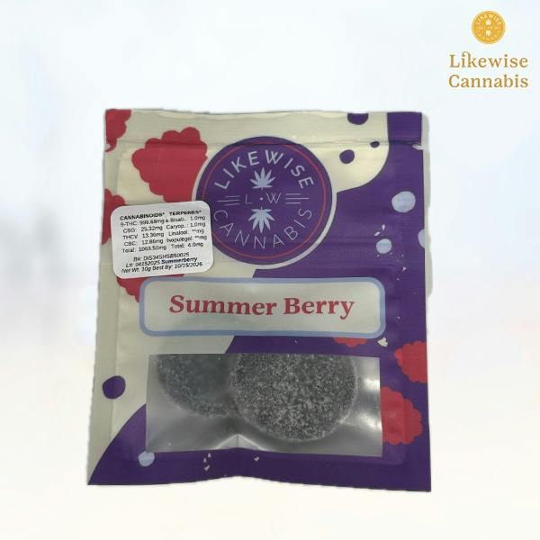2-PACK 1000MG Summer Berry | Gummies | 20pk | 50mg/ea