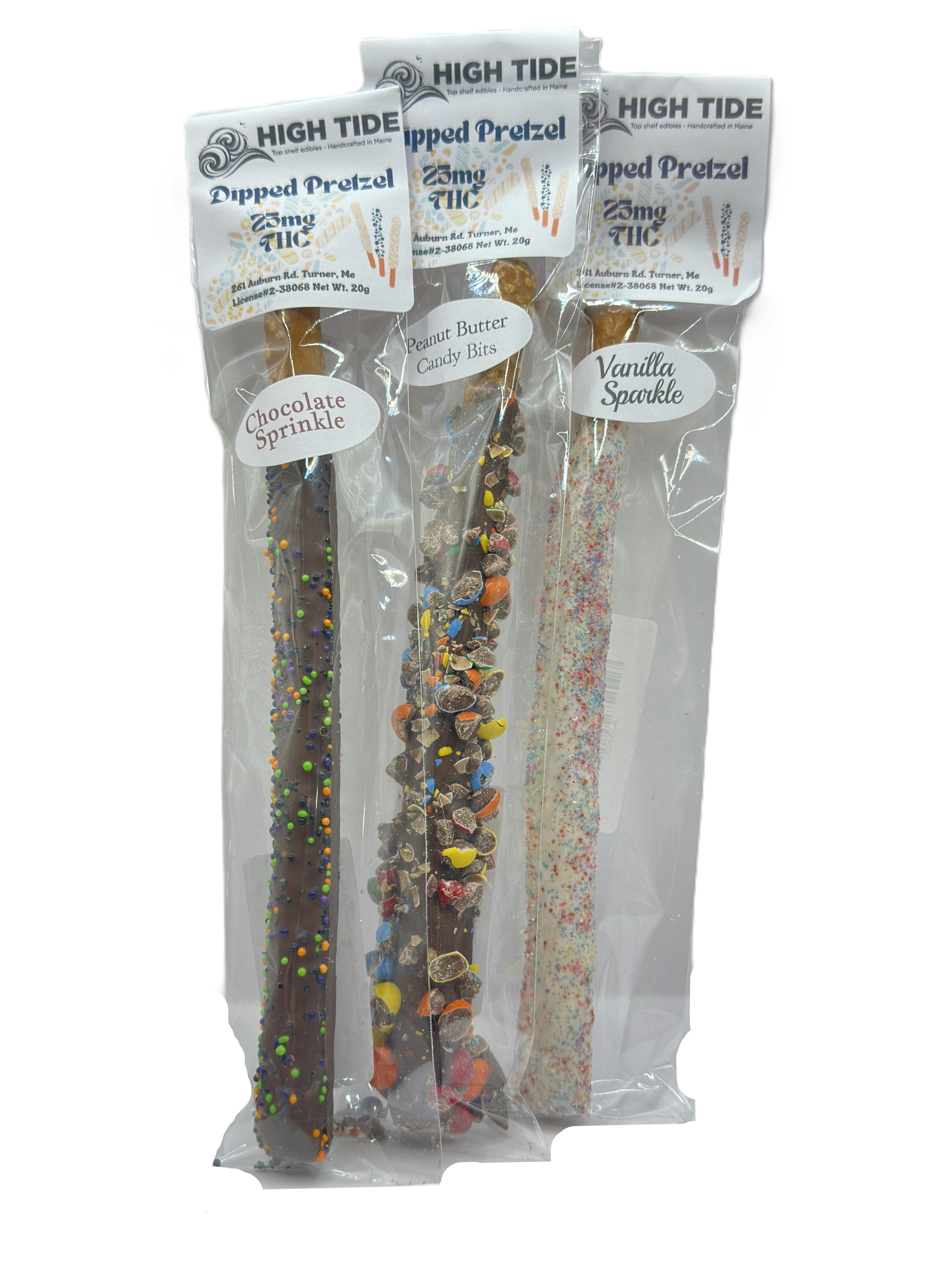 Chocolate Dipped Pretzel | 25mg/ea