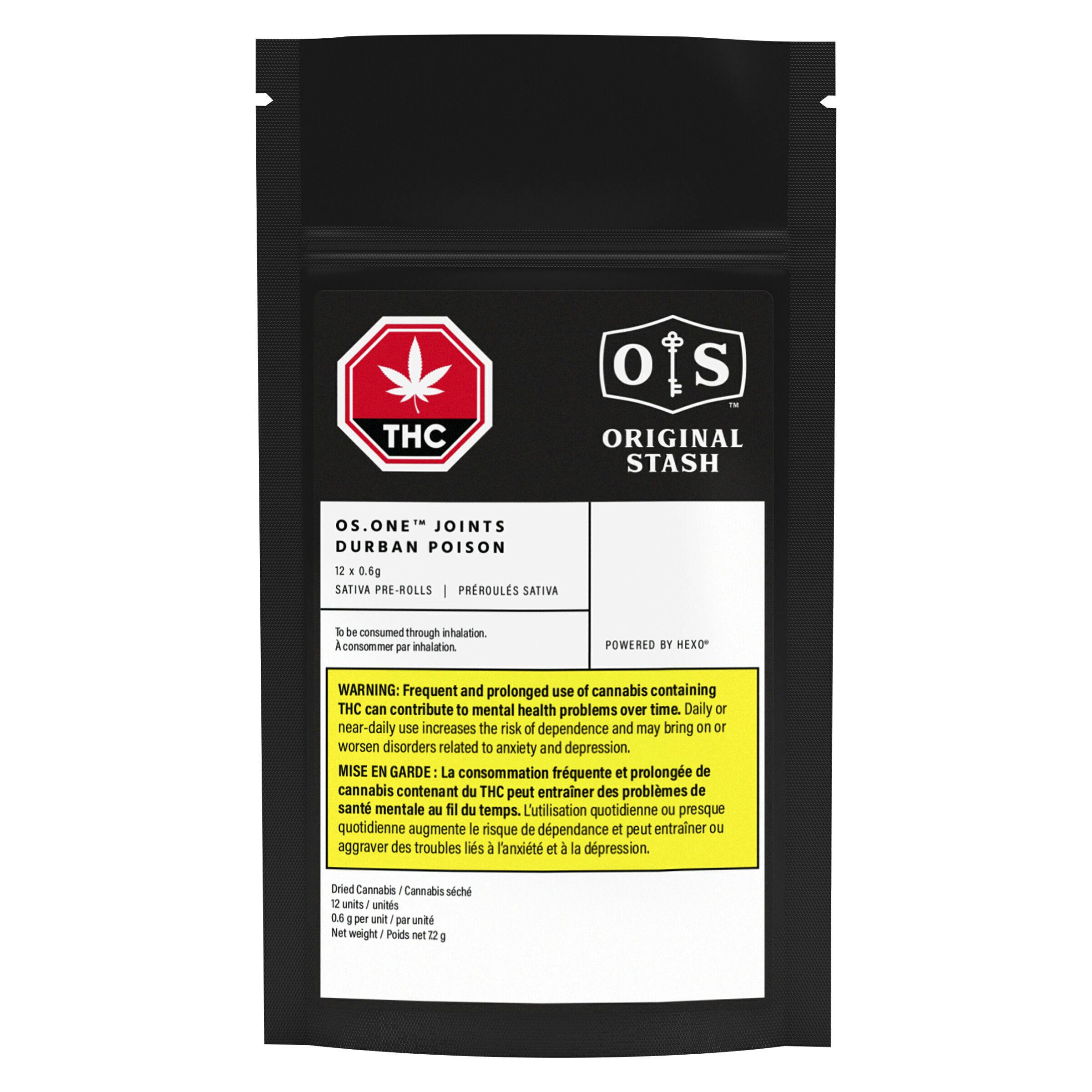 Durban Poison | Joints | 0.6g | 12pk