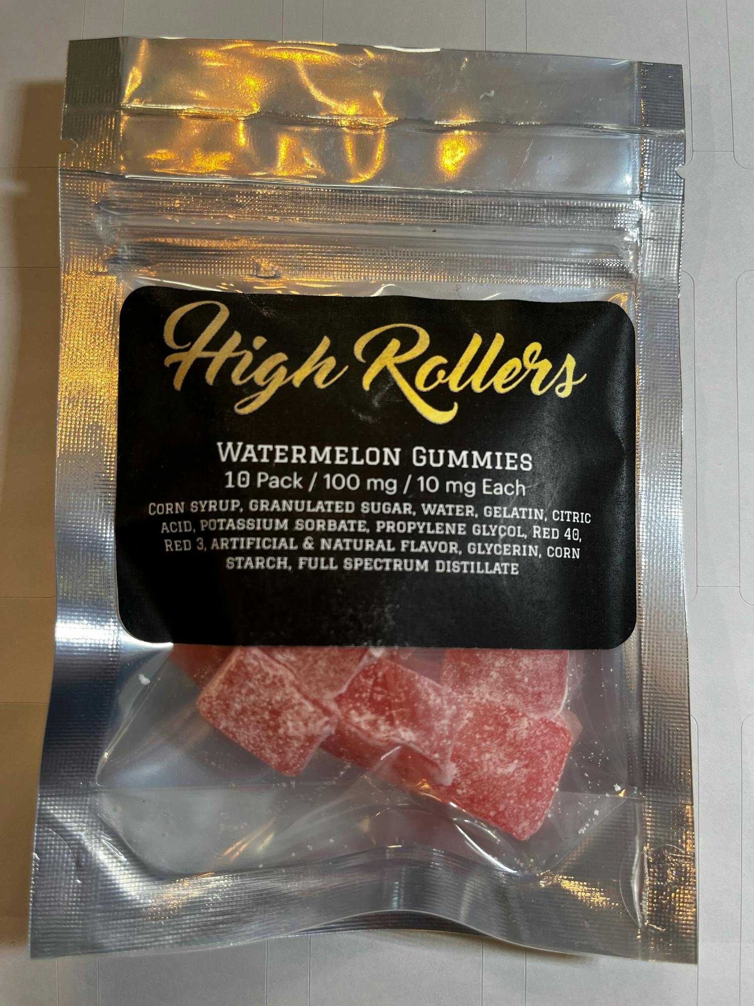 Watermelon Gummies | Gummies | 10pk | 10mg/ea