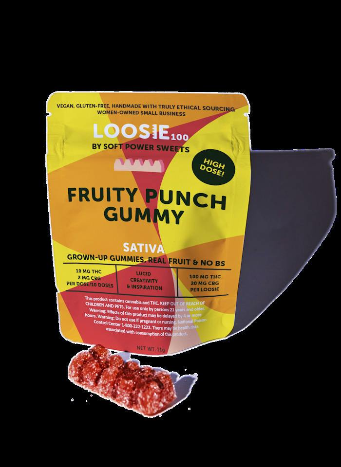Fruity Punch Brick 100mg 5:1 CBG | Baked Goods | 10pk | 10mg/ea by Soft Power Sweets