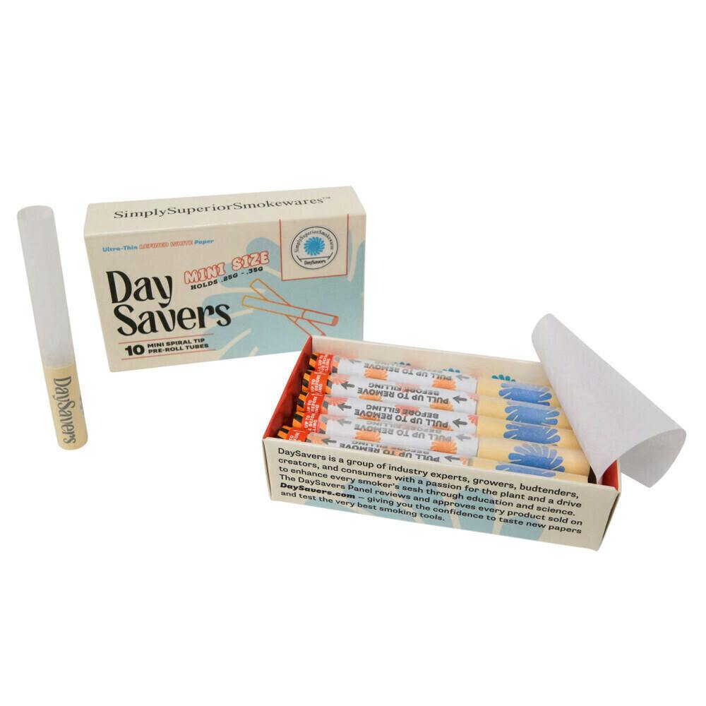 Day Savers Mini White Artisan Cones - One Size - 10 Pack | Accessories