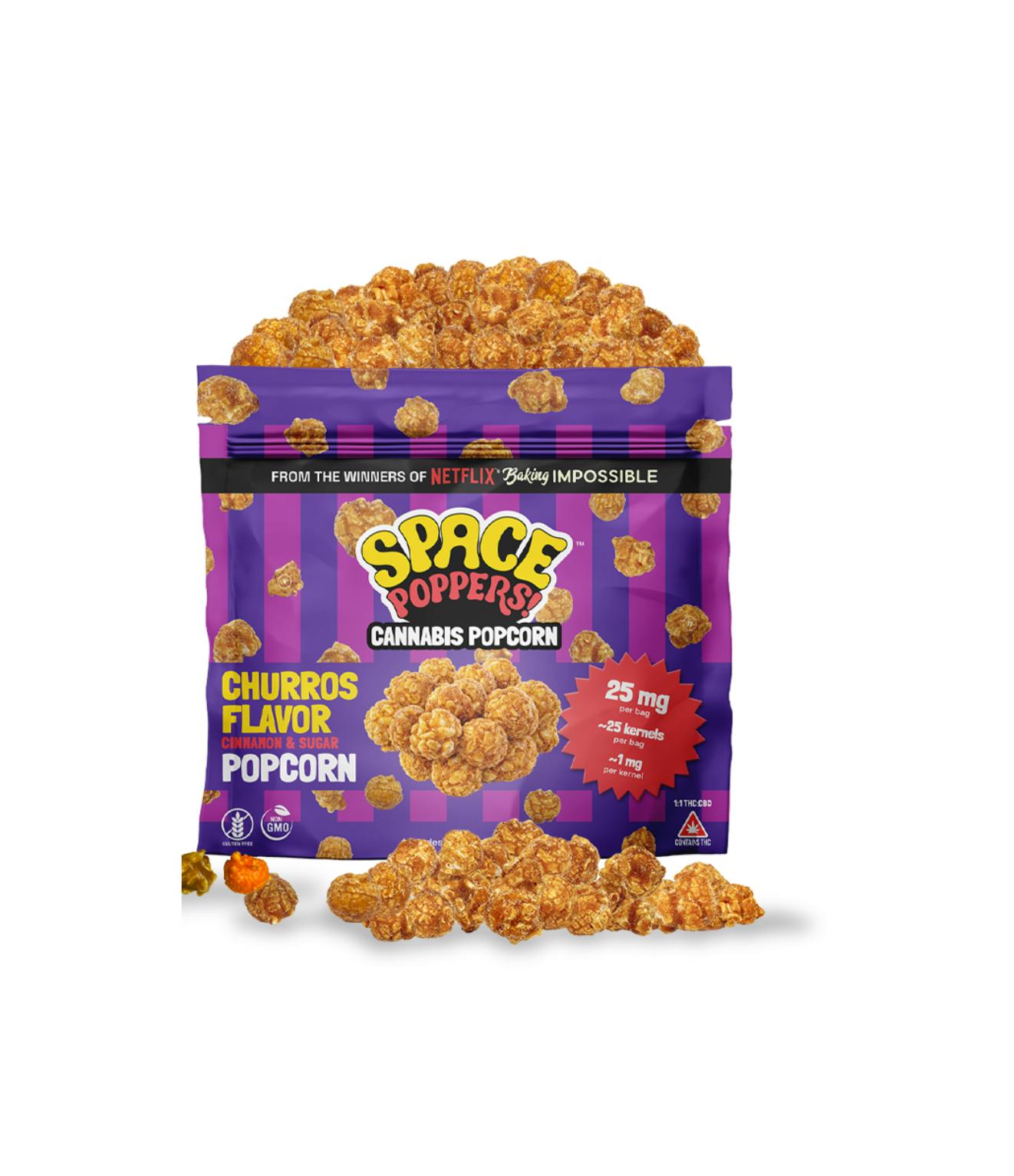Churros Popcorn | 25pk | 25mg/ea