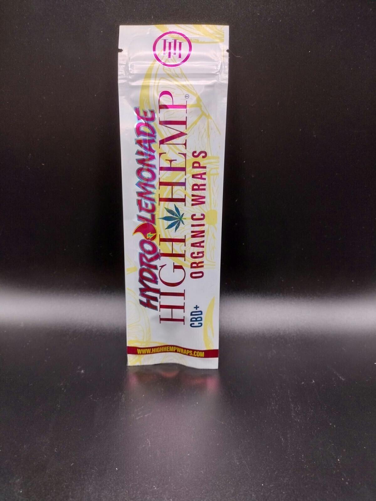 High Hemp Organic Wraps CBD+ 2 pack "Hydro Lemonade" | Accessories | Rollin