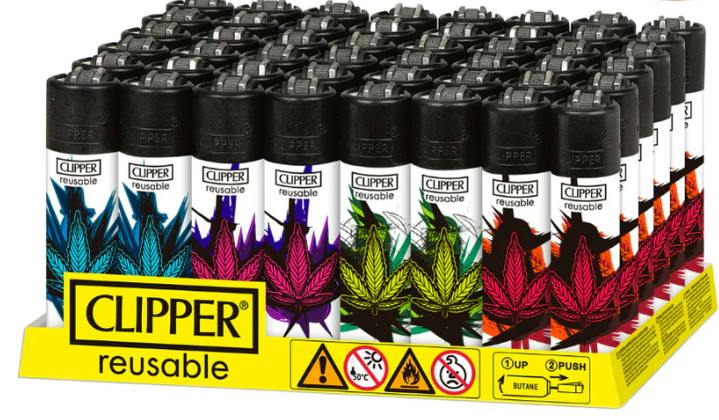 Clipper Refillable Lighters - Artistic Leaves | Accessories