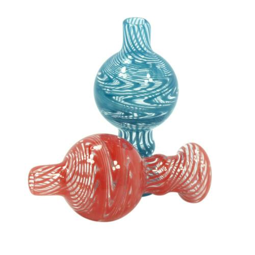 Flat Top Glass Carb Cap Wig Wag | Assorted Colors | Accessories