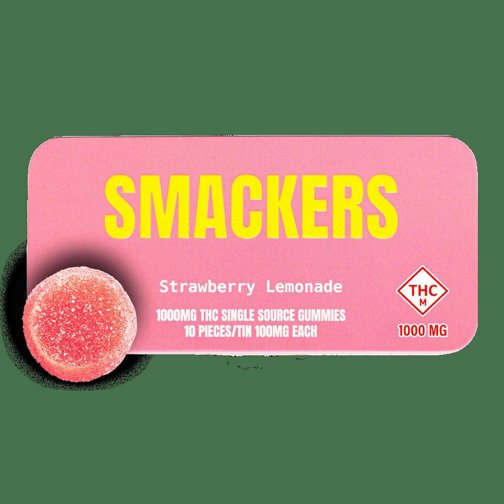 Smackers - Strawberry Lemonade - 1000mg - - Gummies | Gummies | 10pk | 100m