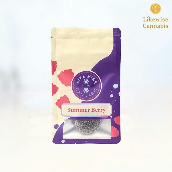 SINGLE 25MG SUMMER BERRY GUMMY - LIKEWISE | Gummies | 25mg/ea at Likewise Cannabis Edmond Dispensary - Best Service, Selection & Specials