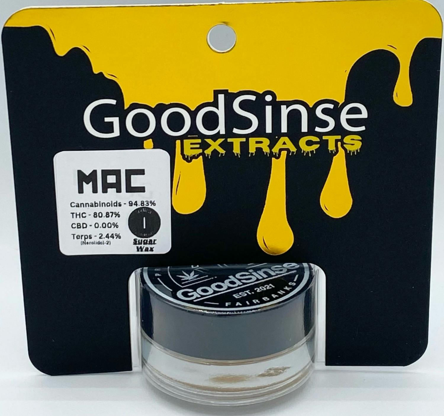 MAC | Solvent | Sugar | 1g