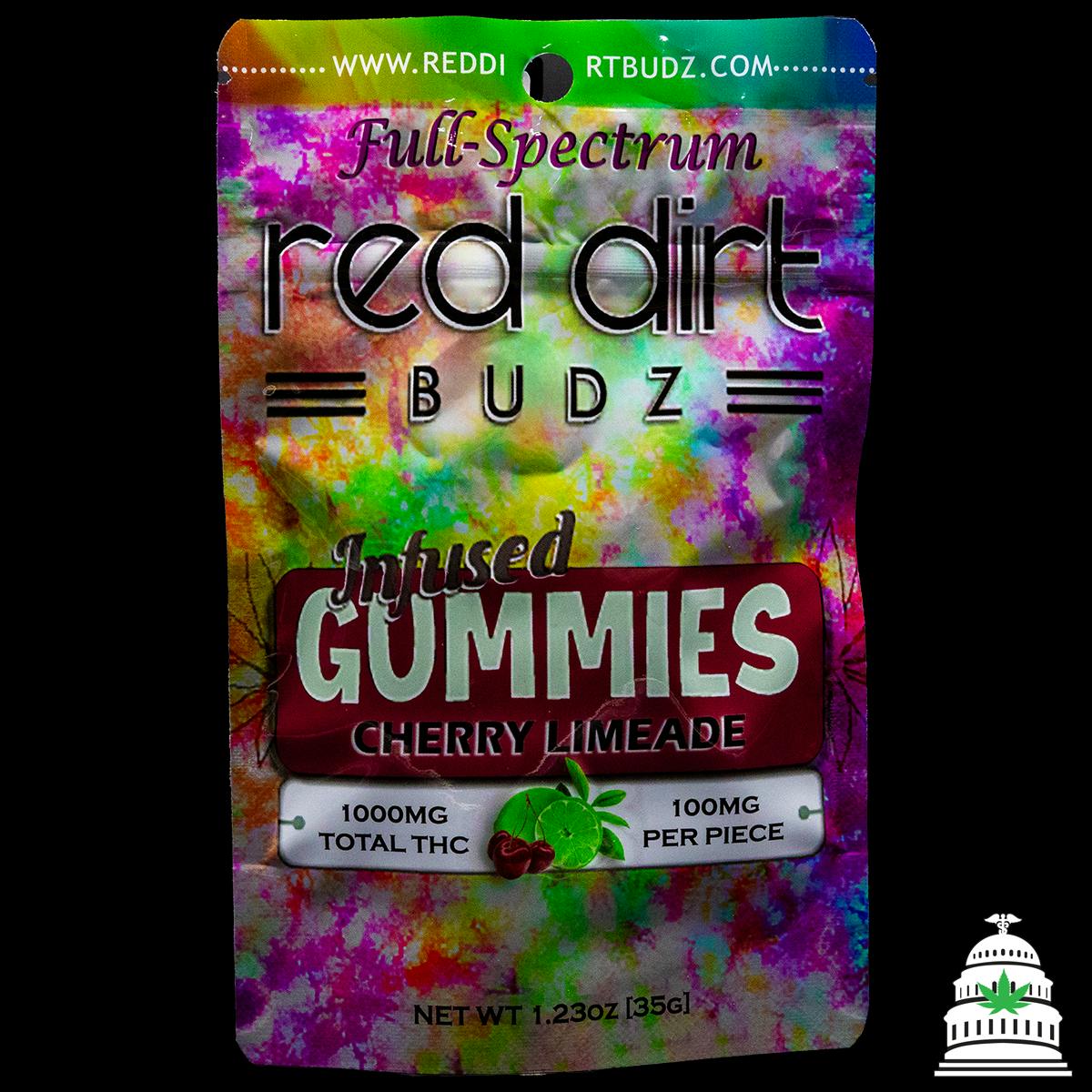 Cherry Limeade - 1000mg Red Dirt Gummies | Gummies | 10pk | 100mg/ea