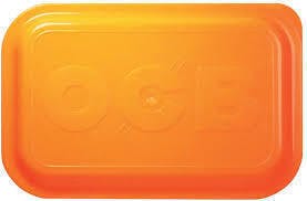 OCB - Plastic Lids for Rolling Trays - Neon Orange - Large | Storage