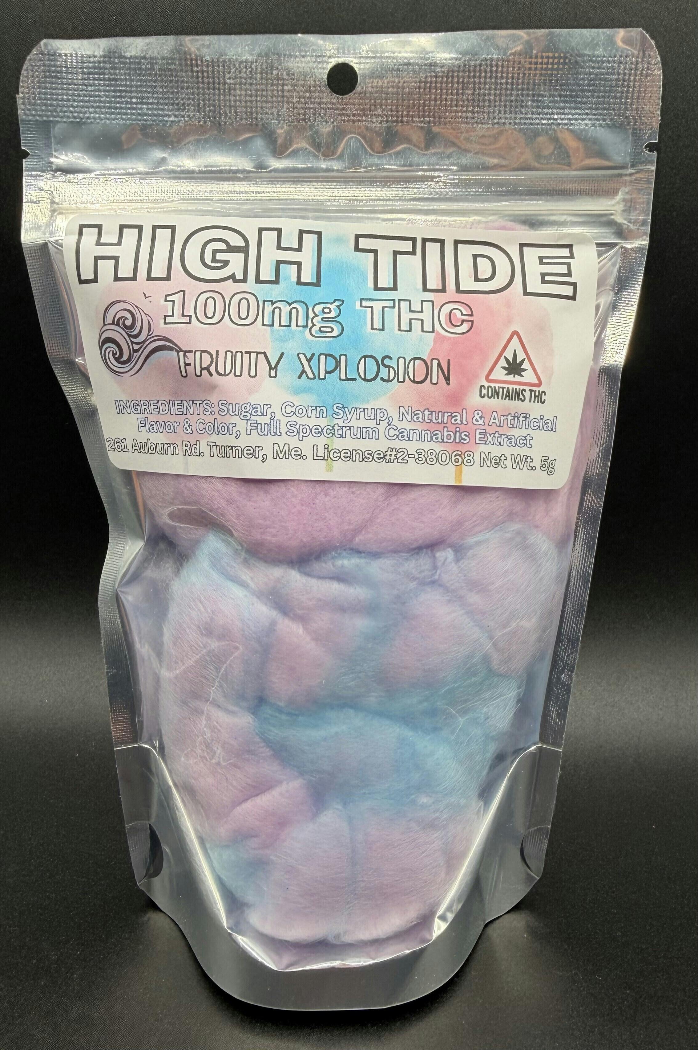 Fruity Explosion Cotton Candy | Baked Goods | 100mg/ea by High Tide