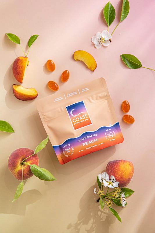 Peach Relax Gummies | Gummies | 20pk | 1mg/ea