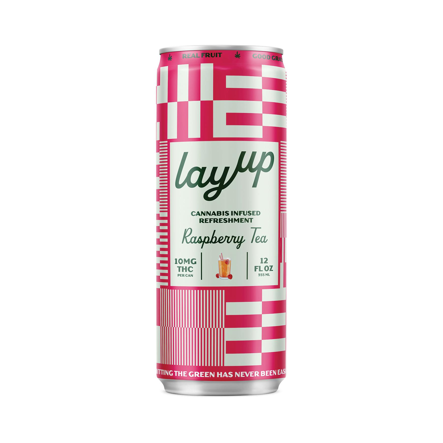 Raspberry Tea | Non-carbonated | 10mg | 355ml at Flynnstoned Cannabis Company - Midtown East