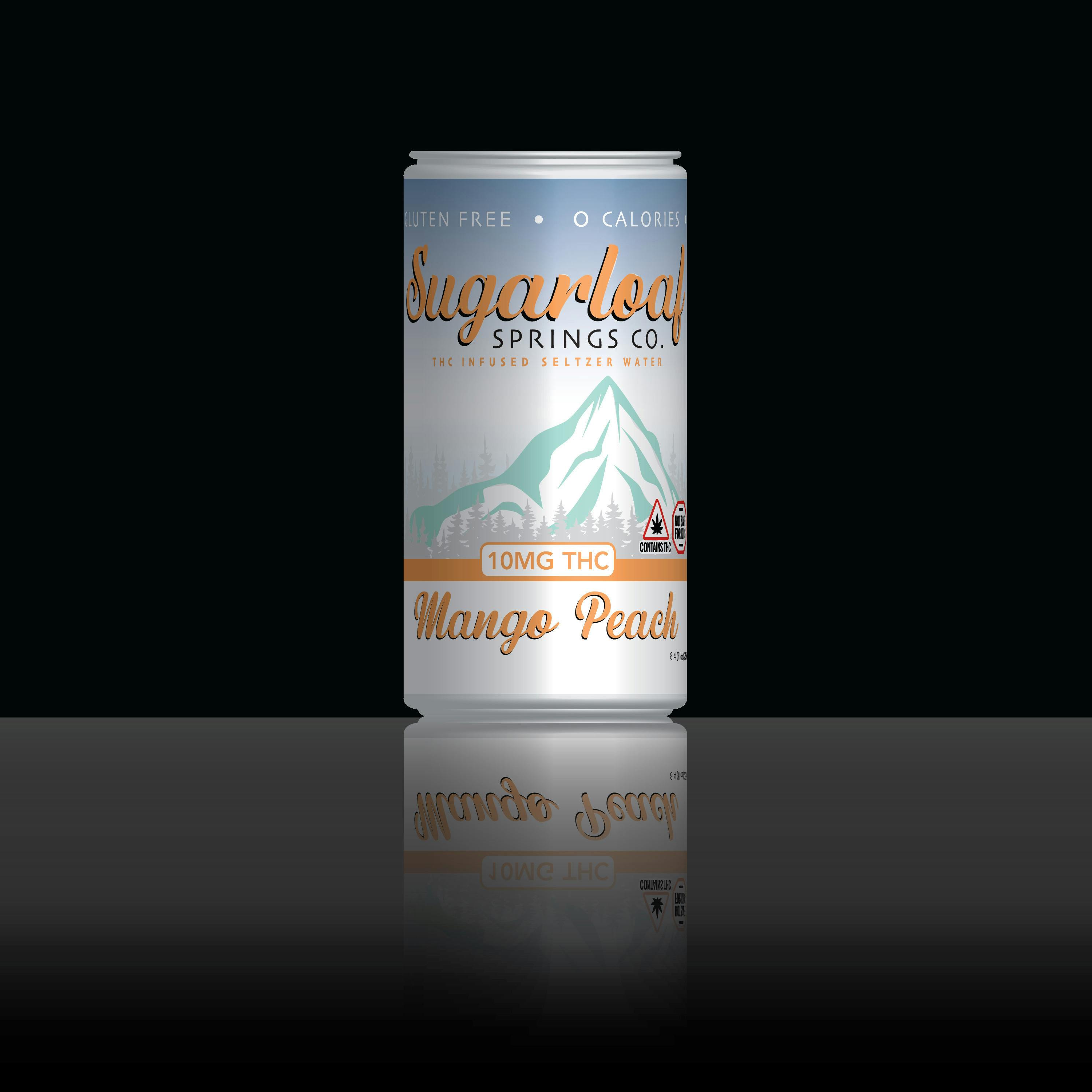 Mango Peach | Non-carbonated | 9.89mg at Cannabis Cured Sugarloaf Recreational Weed Dispensary