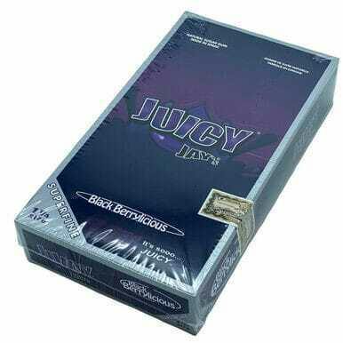 Juicy Jay | Superfine Black Berrylicious Rolling Papers | 1 1/4 | Accessori