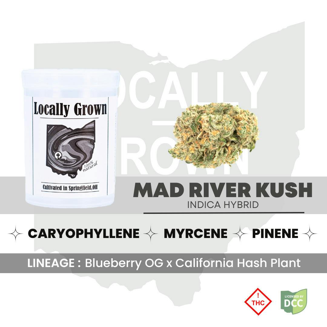 Mad River Kush | Big Buds | 2.83g at Pure Ohio Wellness