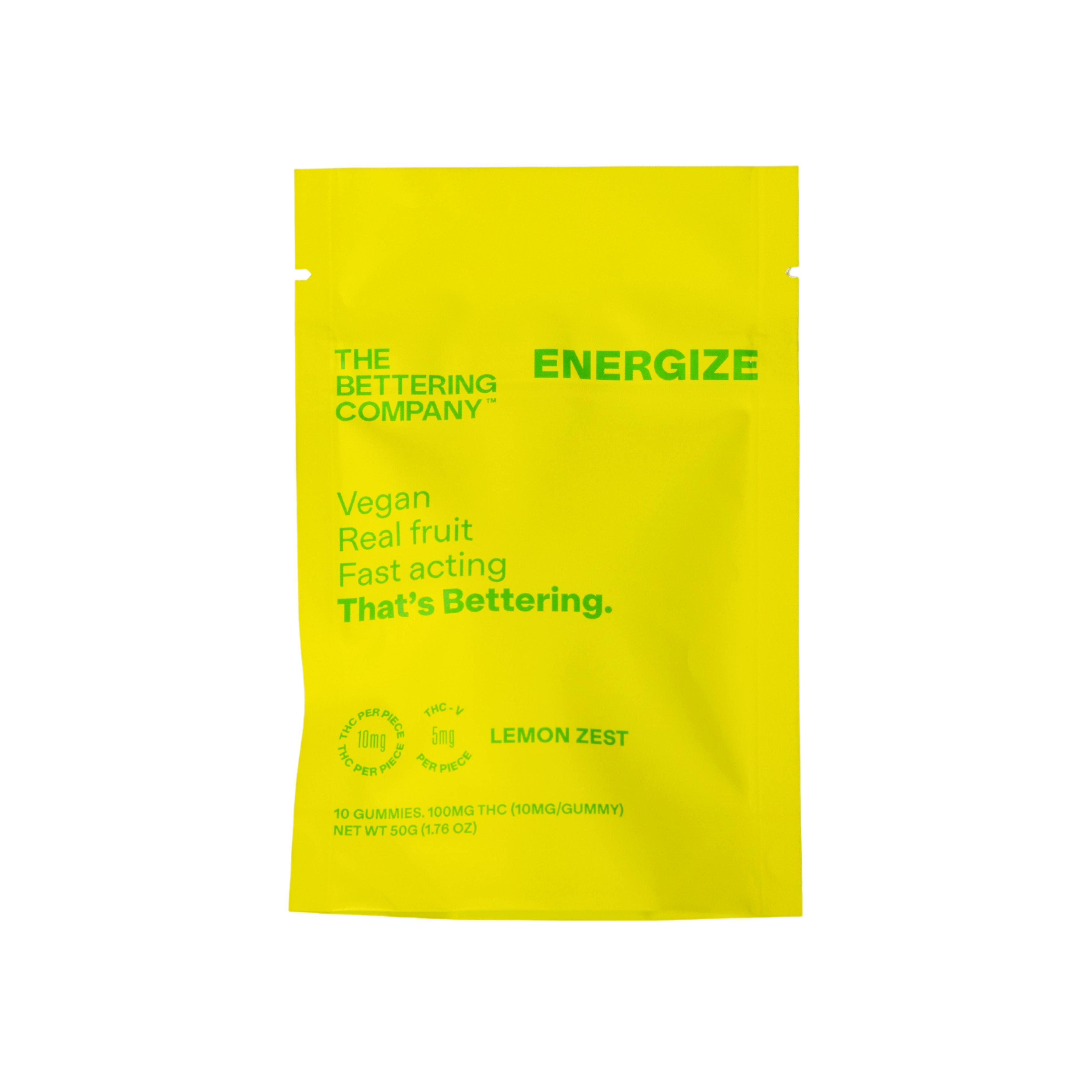 The Bettering Company | Gummy | | 100mg | ENERGIZE Lemon Zest | Gummies | 1