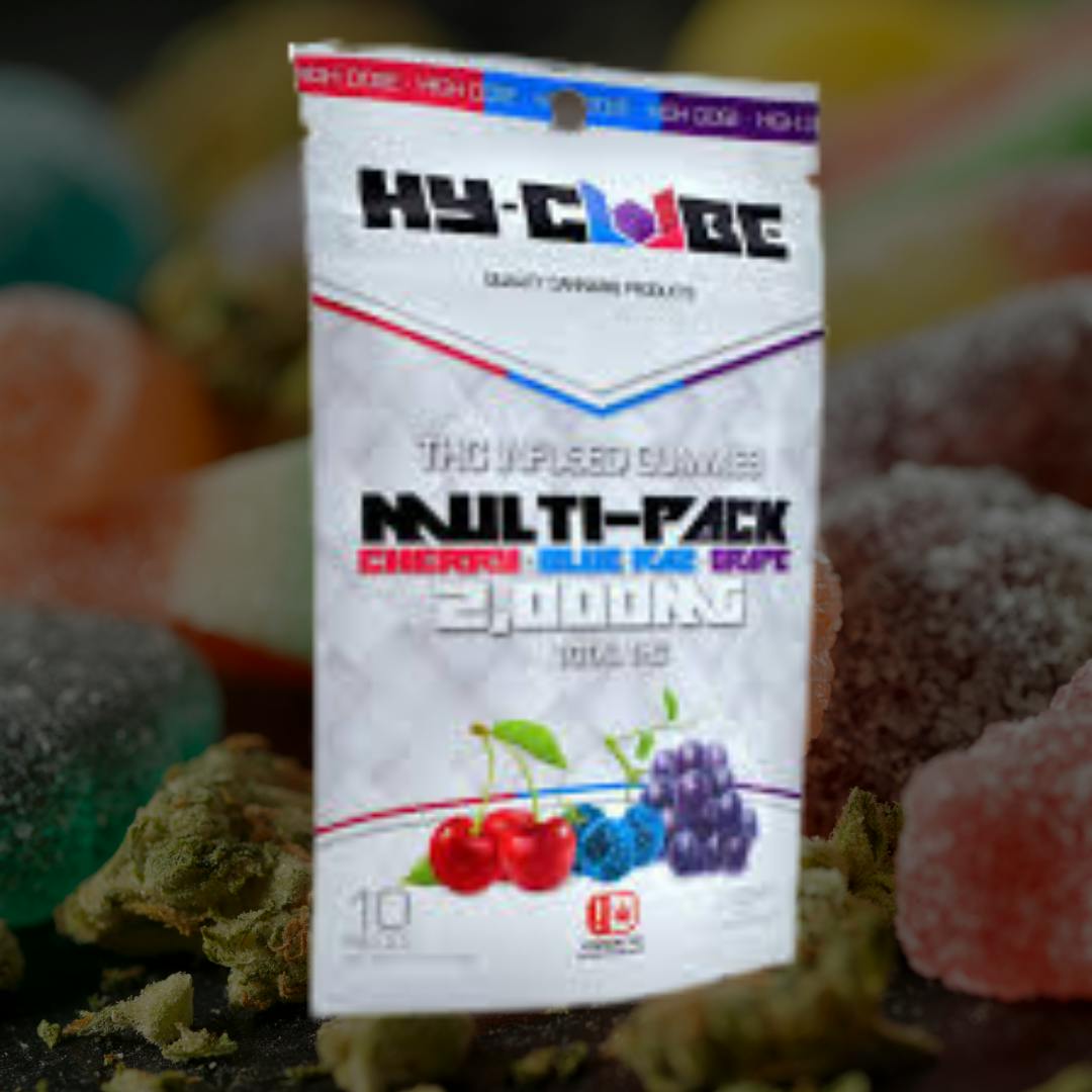 HY-CUBE Multi-Pack 2000mg Gummies | Gummies | 15pk | 133.33mg/ea