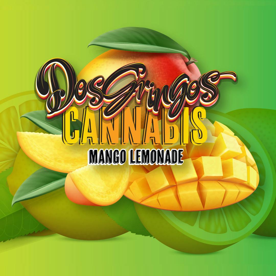 Dos Gringos | 100mg Lemonade | Mango | 100mg/ea at Peace Pipe Cannabis & Trading Post