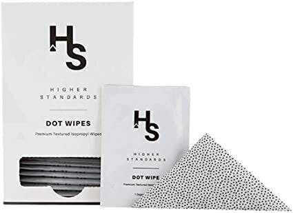 Higher Standards Alcohol Dot Wipes 30Ct | Accessories