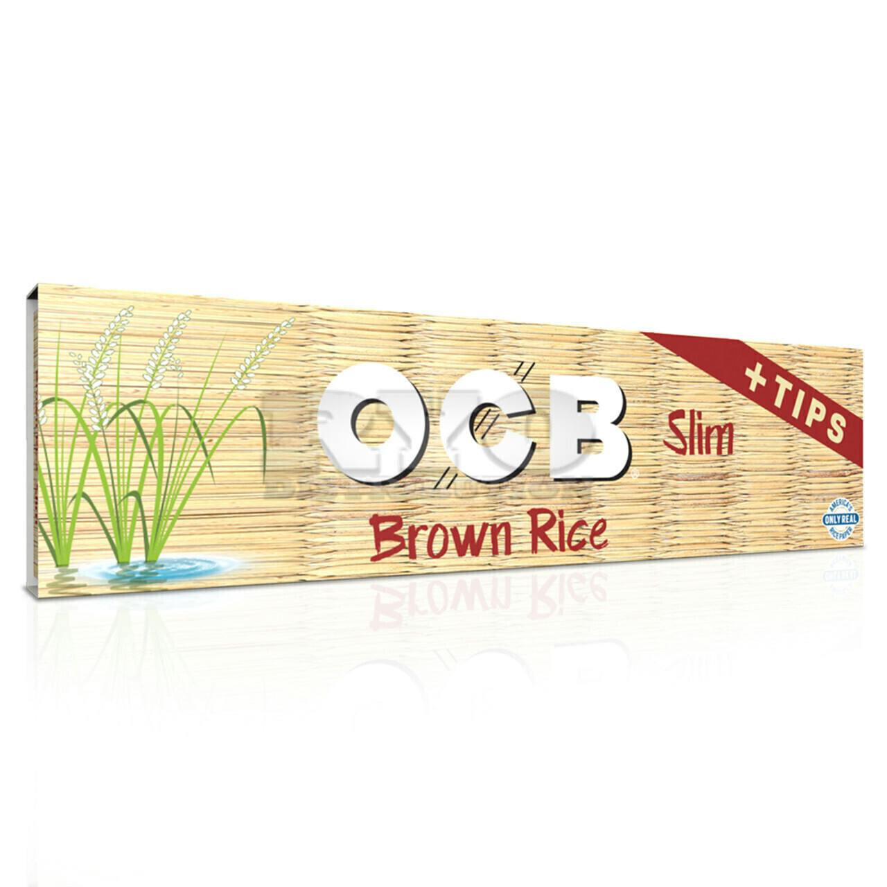 Brown Rice Slim Papers W/ Tips | Accessories | Rolling Papers